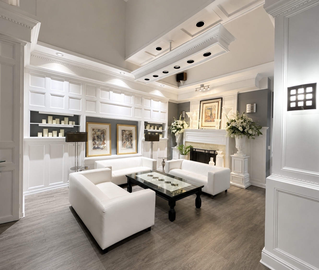 The Bridge & Bloom lounge designed for comfort and conversation
